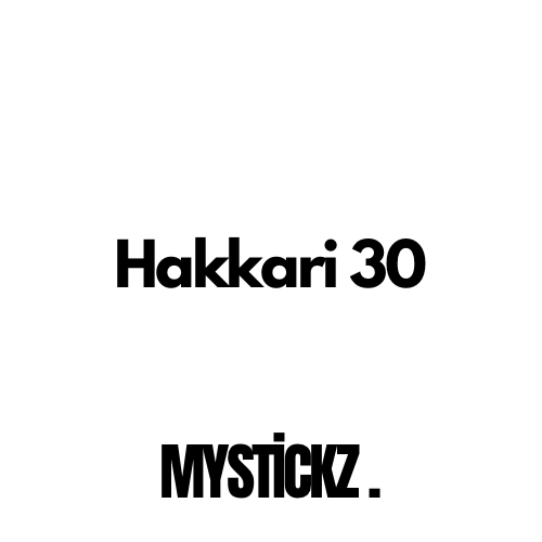 Hakkari 30 - MYSTICKZ