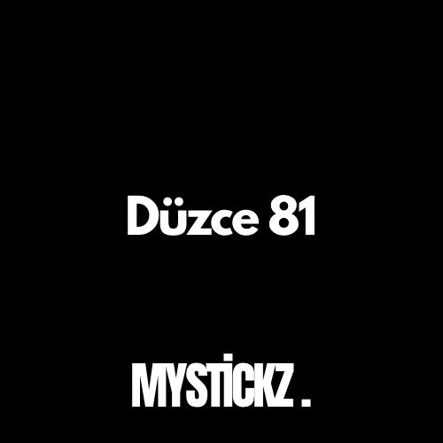 Düzce 81 - MYSTICKZ